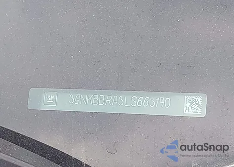 2020 Chevrolet Blazer Fwd 1Lt from USA, damaged, VIN 3GNKBBRA3LS663190